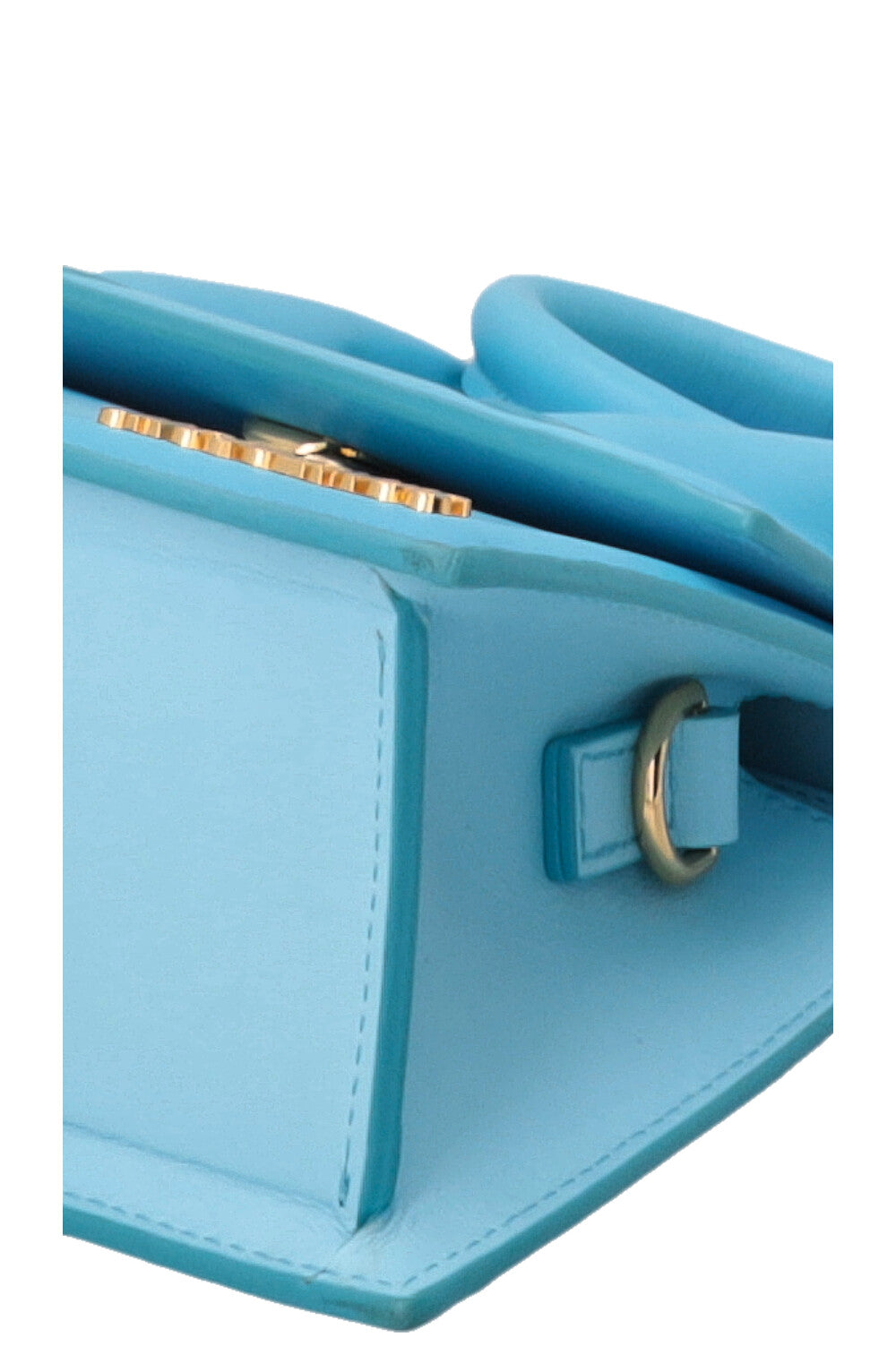 JACQUEMUS Sac Le Chiquito en cuir bleu radieux