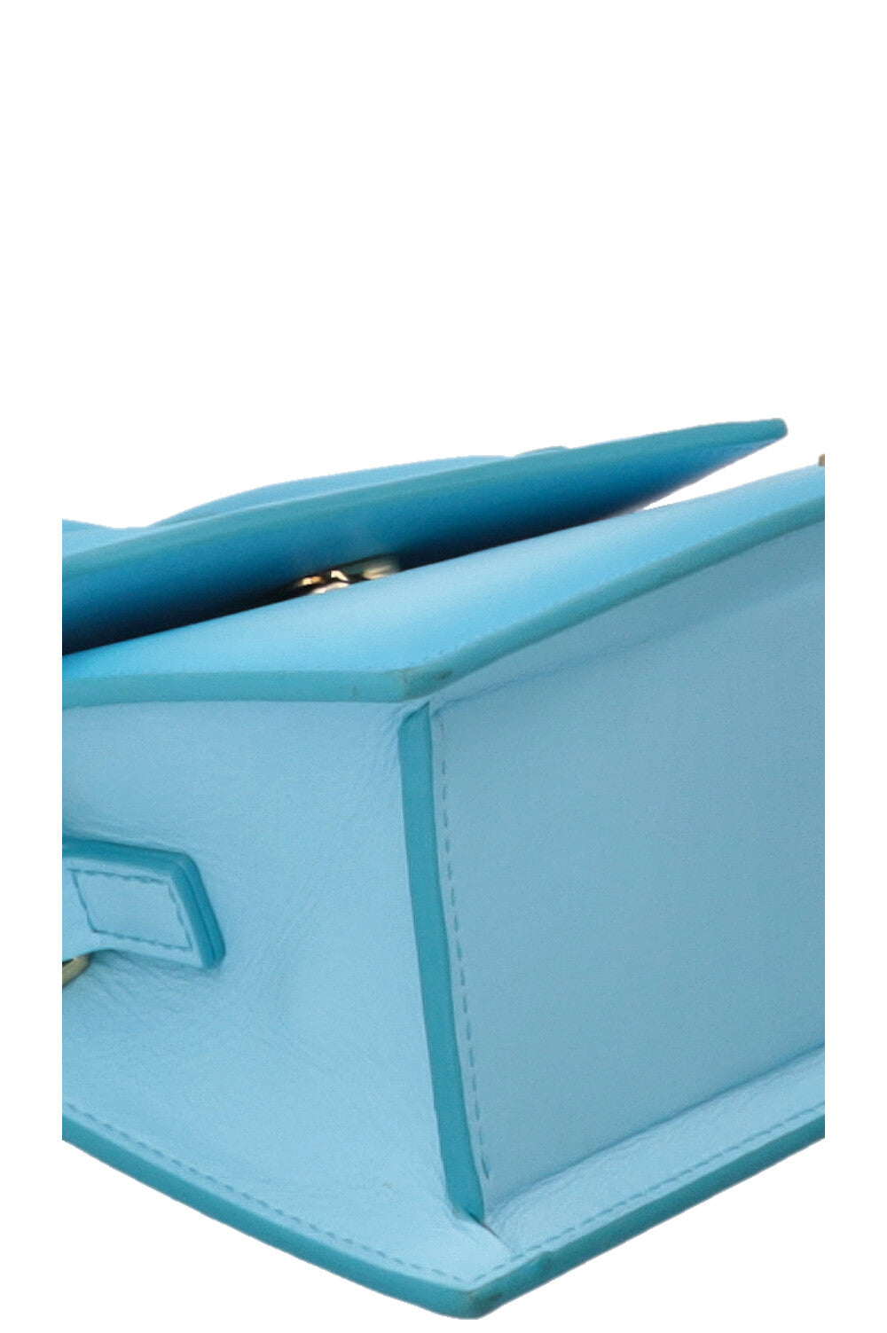 JACQUEMUS Sac Le Chiquito en cuir bleu radieux