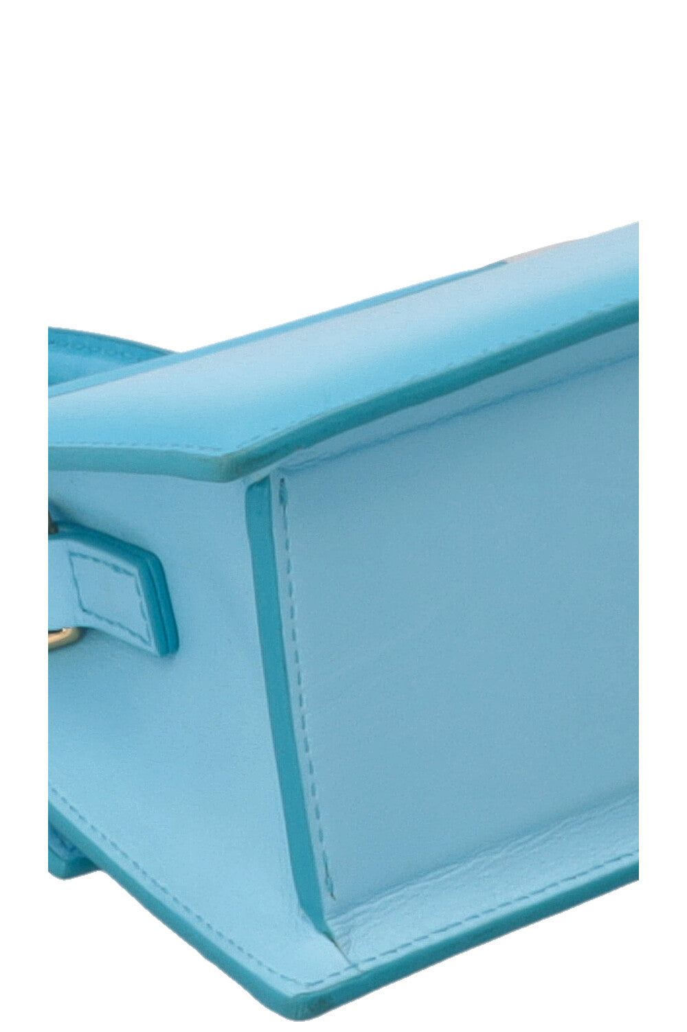 JACQUEMUS Sac Le Chiquito en cuir bleu radieux