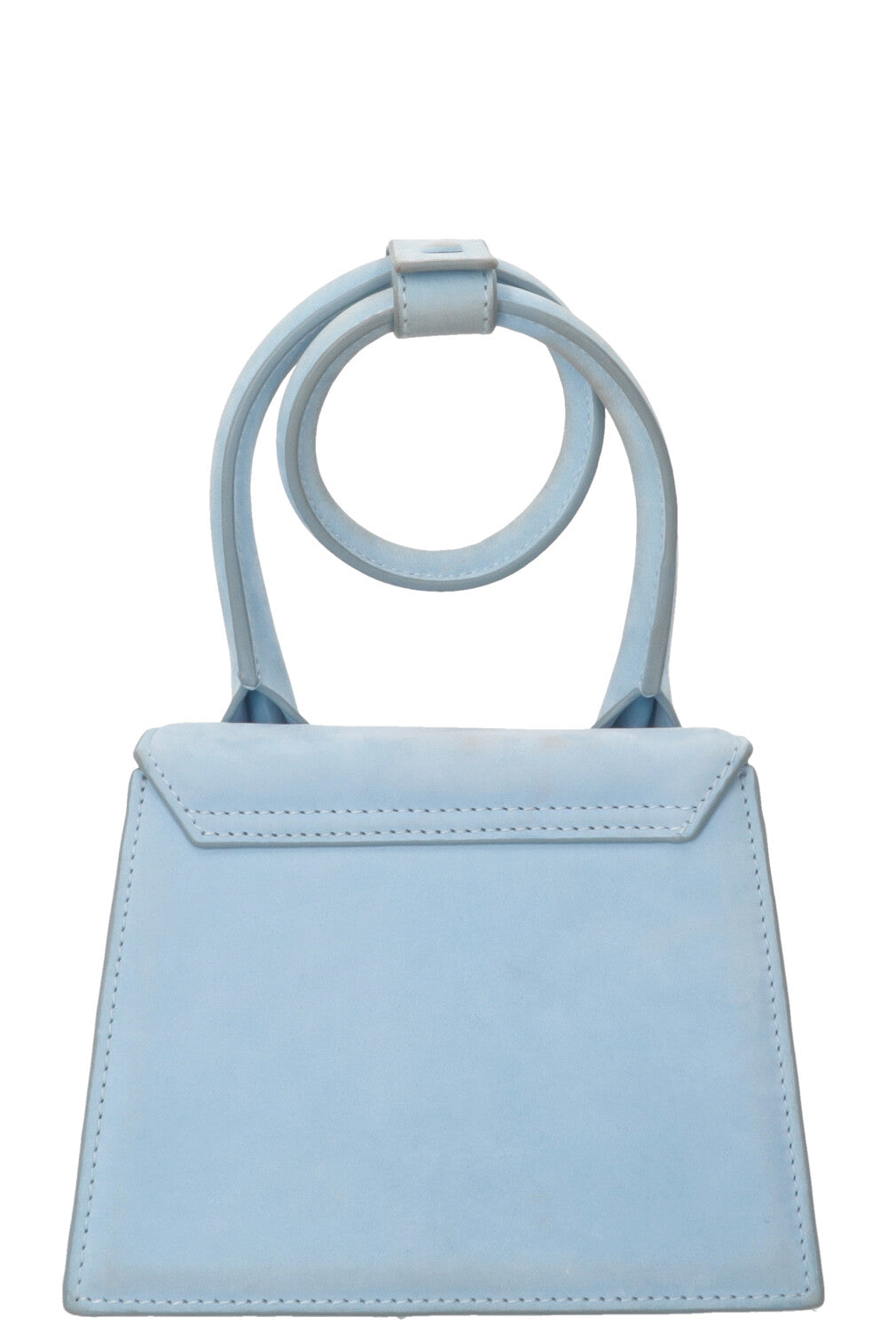JACQUEMUS Sac Le Chiquito en daim Bleu clair