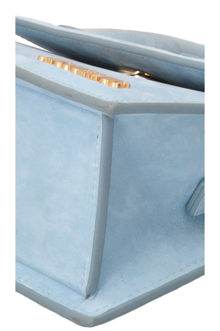 JACQUEMUS Sac Le Chiquito en daim Bleu clair