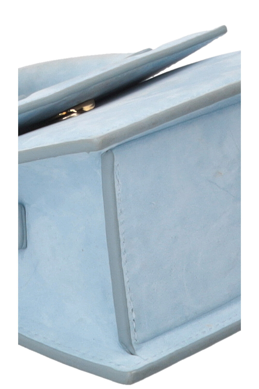 JACQUEMUS Sac Le Chiquito en daim Bleu clair