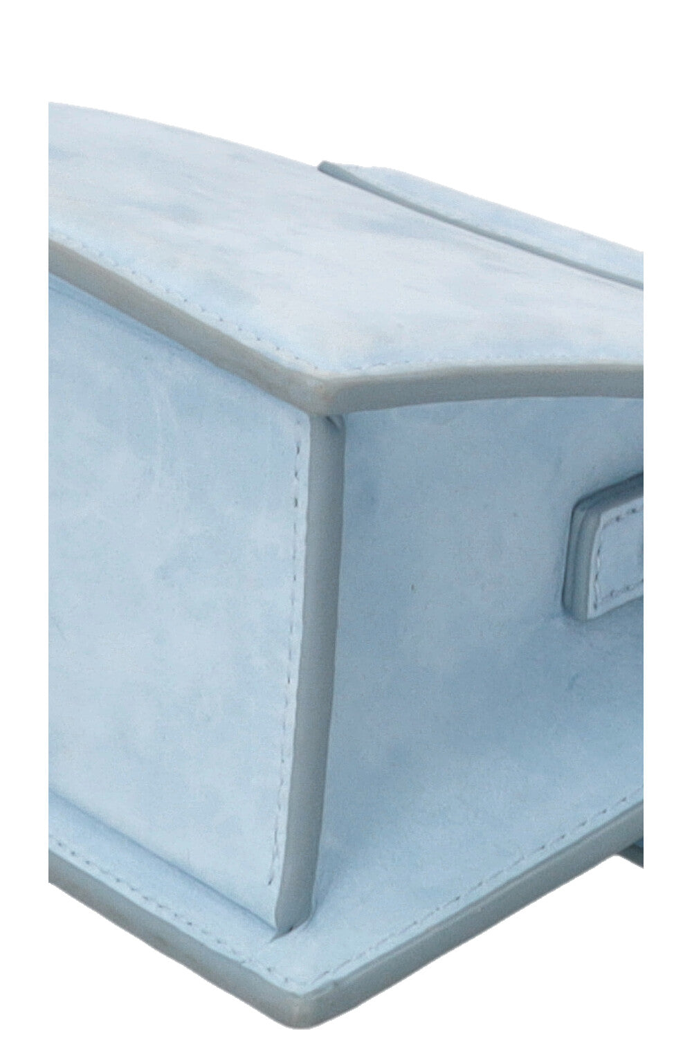 JACQUEMUS Sac Le Chiquito en daim Bleu clair