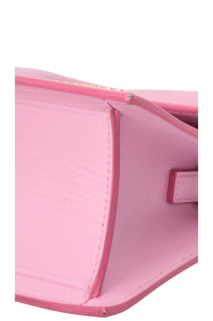 JACQUEMUS Sac bandoulière Le Grand Chiquito en cuir rose