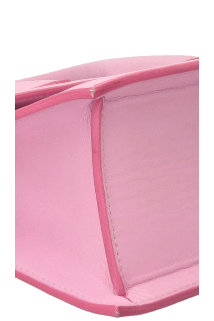 JACQUEMUS Sac bandoulière Le Grand Chiquito en cuir rose