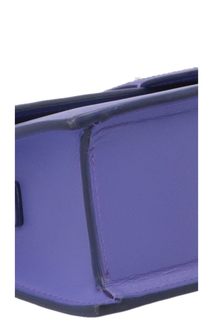 JACQUEMUS The Large Bambino Crossbody Bag Leather Purple