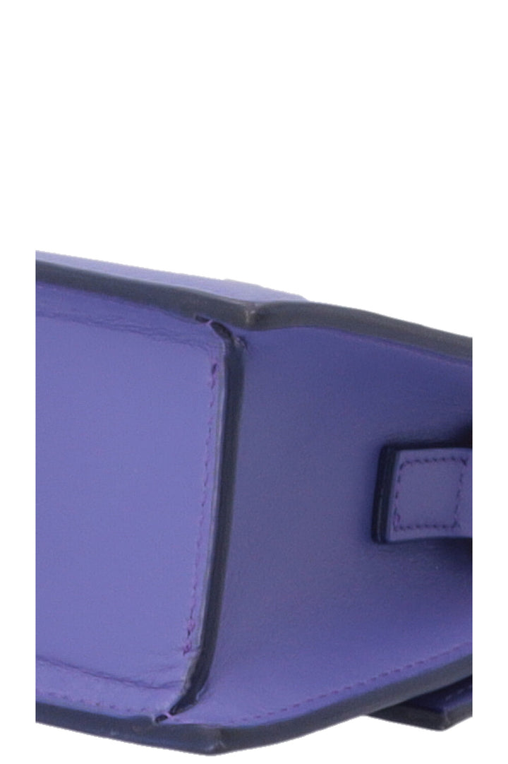 JACQUEMUS The Large Bambino Crossbody Bag Leather Purple