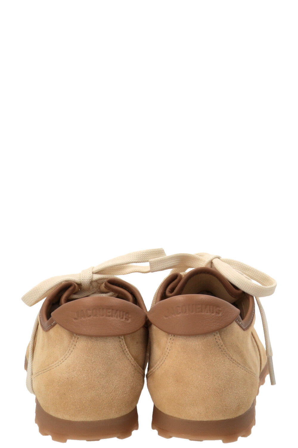 JACQUEMUS The Tennis Sneaker Suede Beige