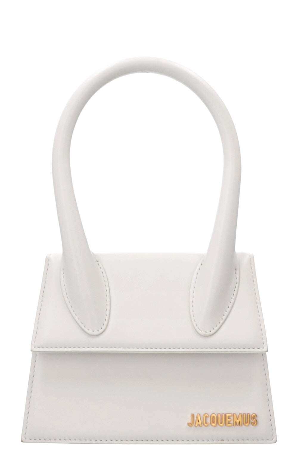 JACQUEMUS Le Chiquito Medium Leather White