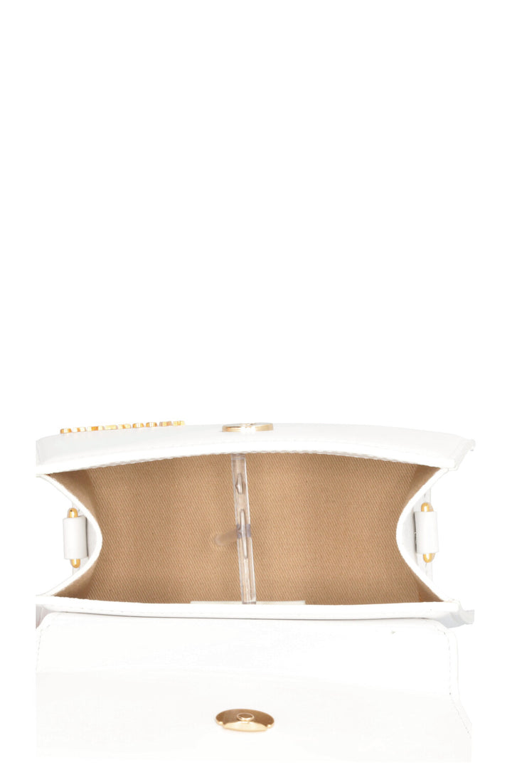 JACQUEMUS Le Chiquito Medium Leather White