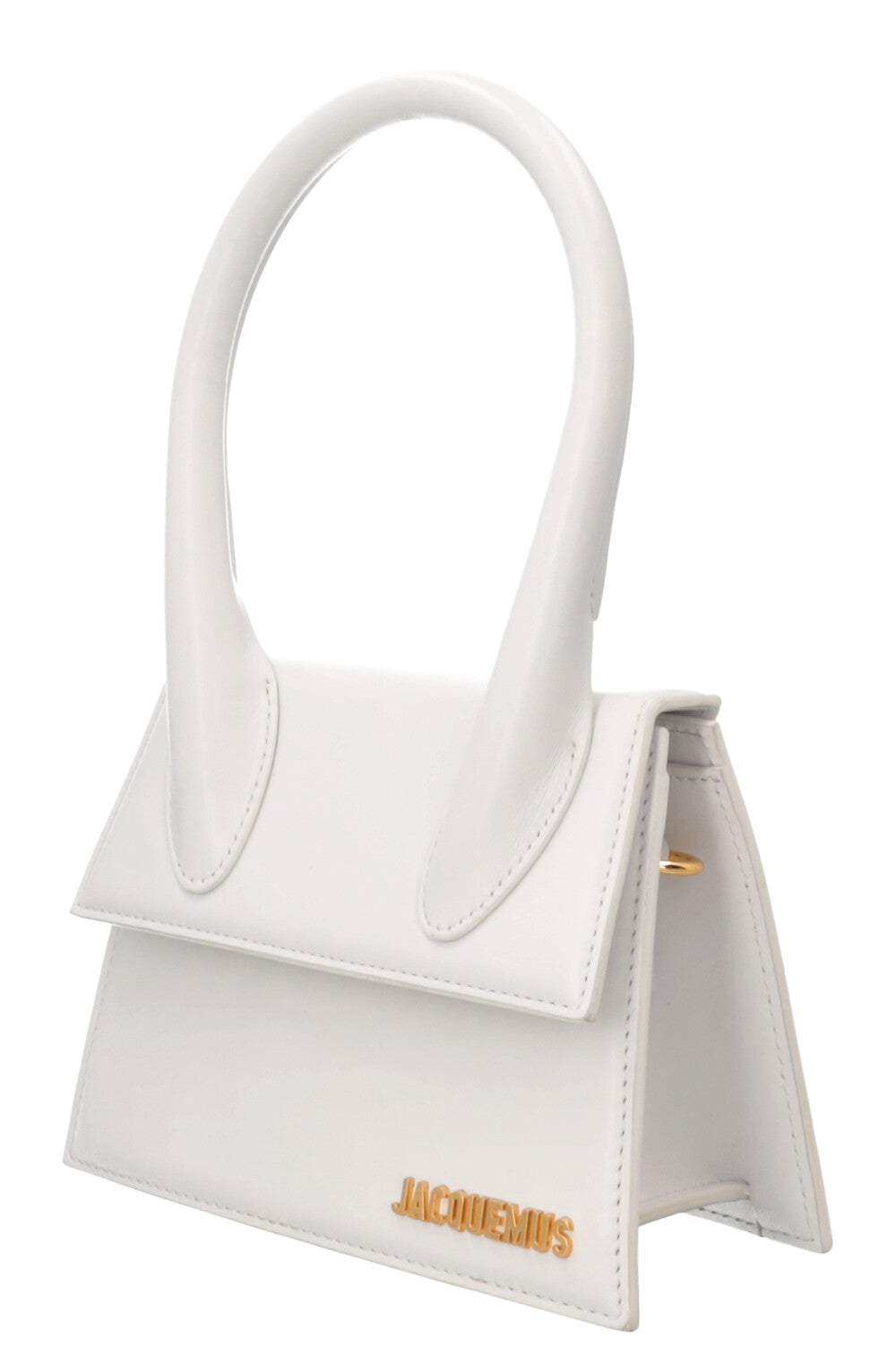 JACQUEMUS Le Chiquito Medium Leather White