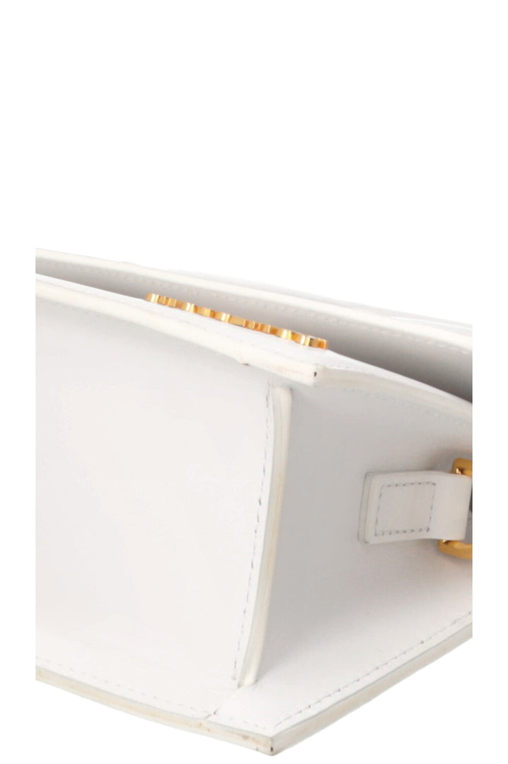 JACQUEMUS Le Chiquito Medium Leather White