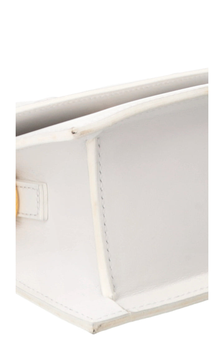 JACQUEMUS Le Chiquito Medium Leather White