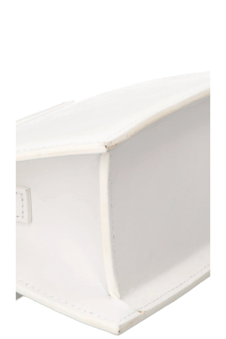 JACQUEMUS Le Chiquito Medium Leather White