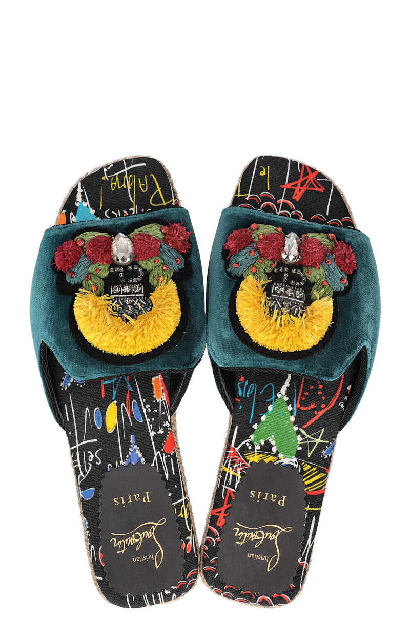 CHRISTIAN LOUBOUTIN Pacha Slides Sandals