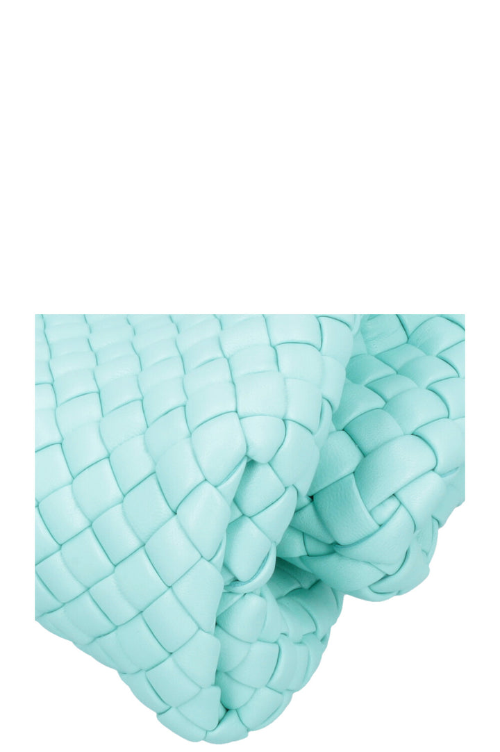 BOTTEGA VENETA Mini Handle Intrecciato Turqoise