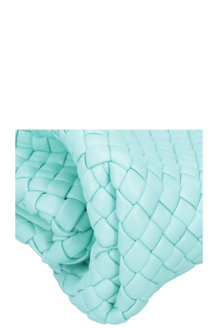 BOTTEGA VENETA Mini Handle Intrecciato Turqoise