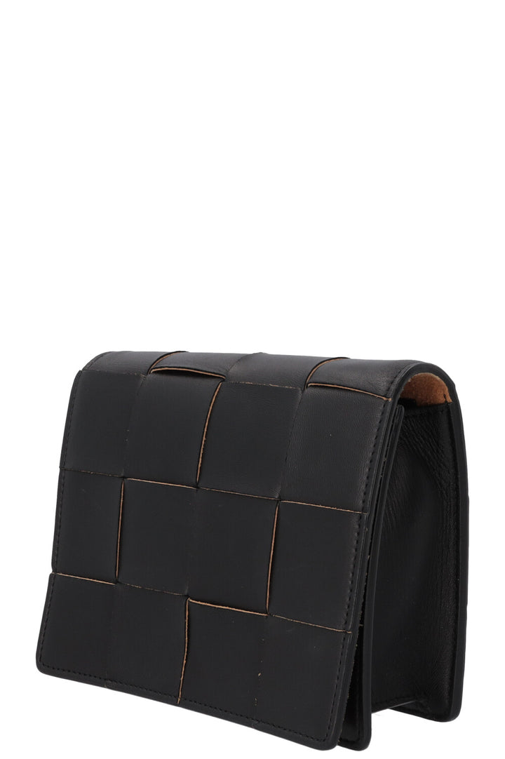 BOTTEGA VENETA Cassette Crossbody Bag Small Black