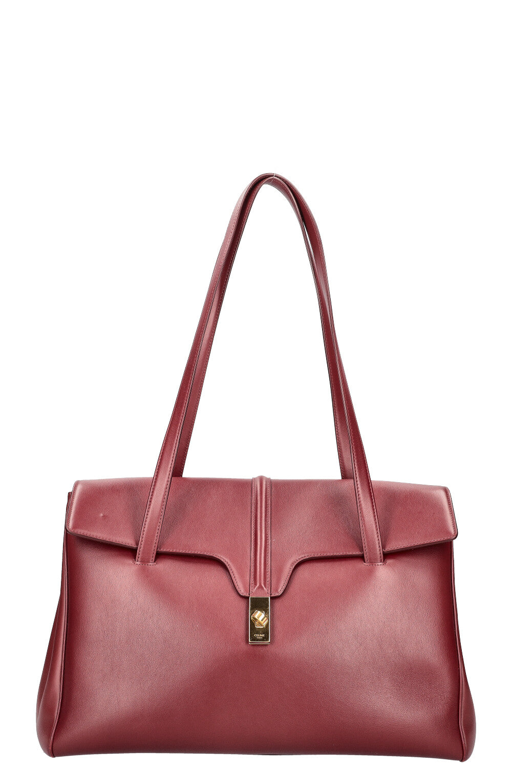 CELINE Soft 16 Bag Large Bordeaux