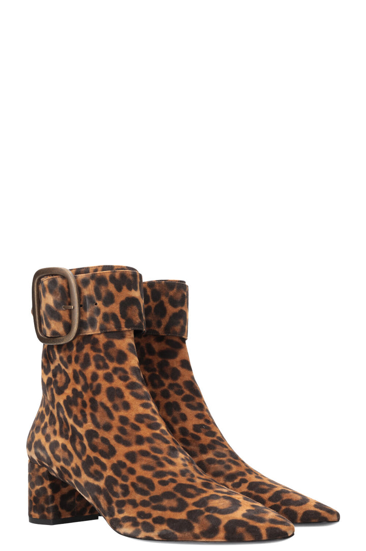SAINT LAURENT Joplin Boots Cheetah