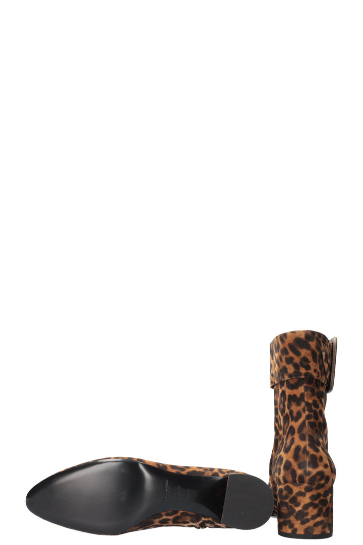 SAINT LAURENT Joplin Boots Cheetah