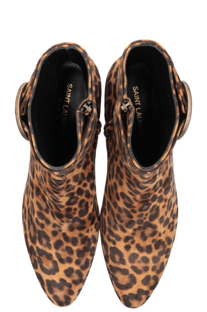 SAINT LAURENT Joplin Boots Cheetah