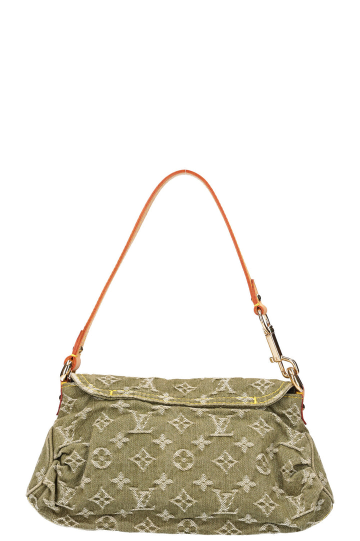 LOUIS VUITTON Pleaty Bag MNG Denim Green