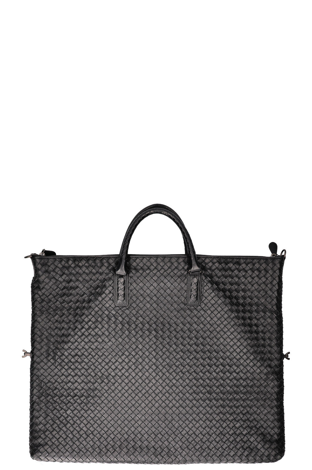 BOTTEGA VENETA Intrecciato Circle Convertible Bag Black