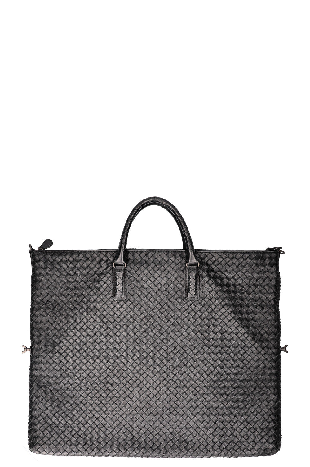 BOTTEGA VENETA Intrecciato Circle Convertible Bag Black