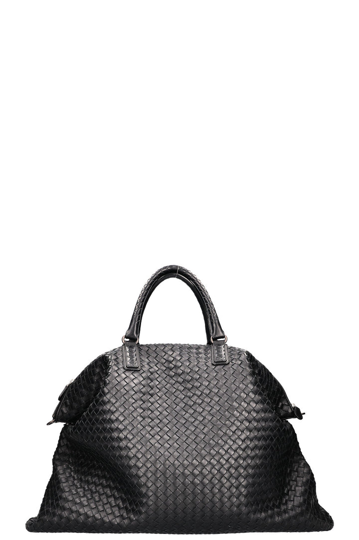 BOTTEGA VENETA Intrecciato Circle Convertible Bag Black