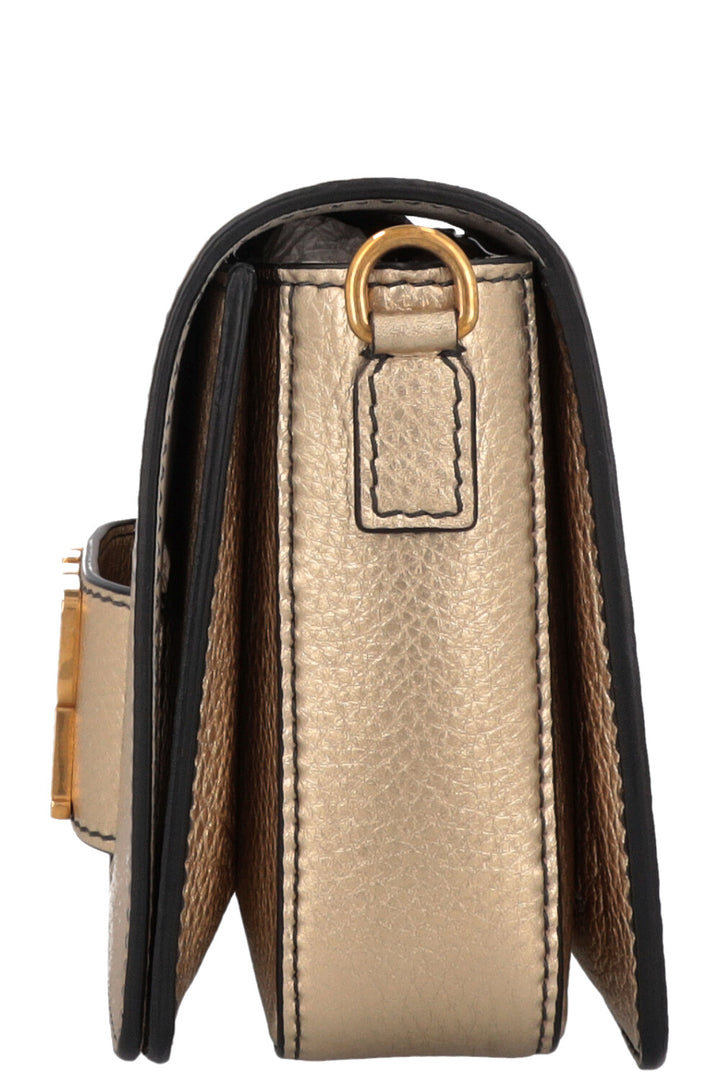 CHRISTIAN DIOR Dio(R)evolution Bag Leather Gold