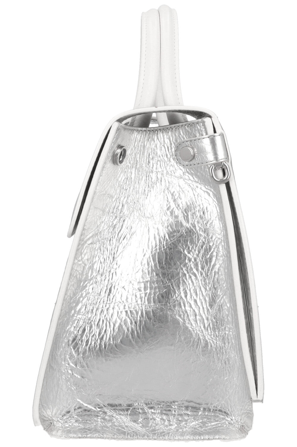 CHRISTIAN DIOR Medium Diorever Tote Leather Silver