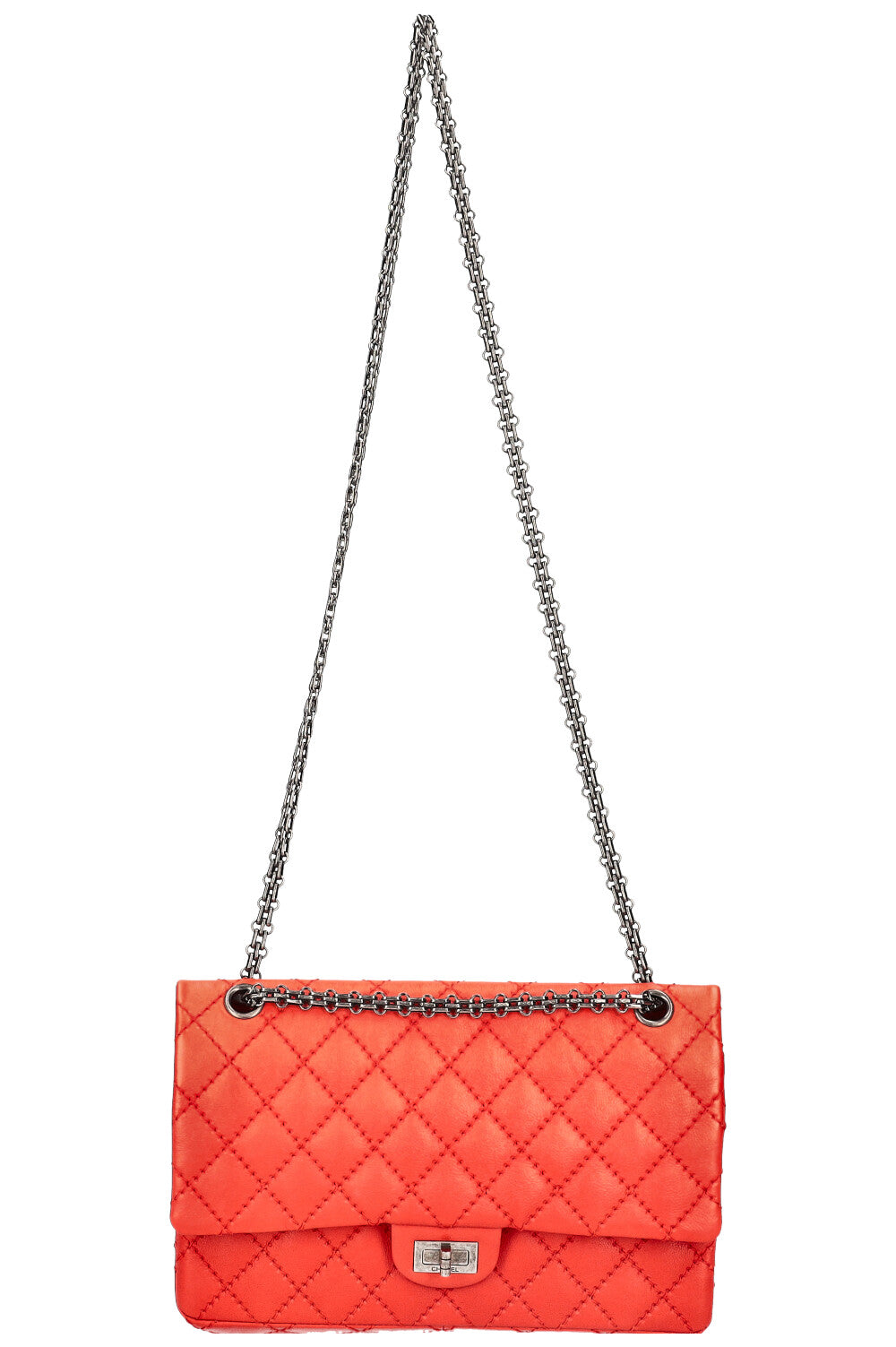 CHANEL Reissue 2.55 Stitch It Flap Bag Red