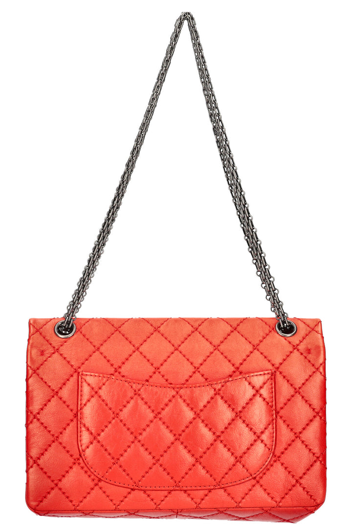 CHANEL Reissue 2.55 Stitch It Flap Bag Red