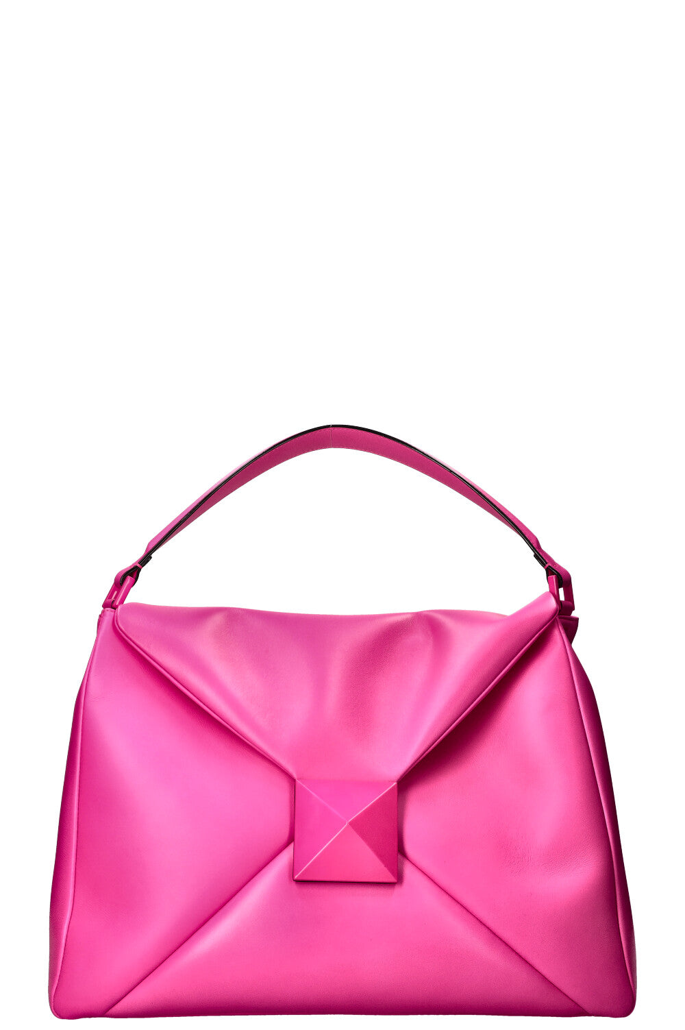 VALENTINO One Stud Shoulder Tote Bag Hot Pink