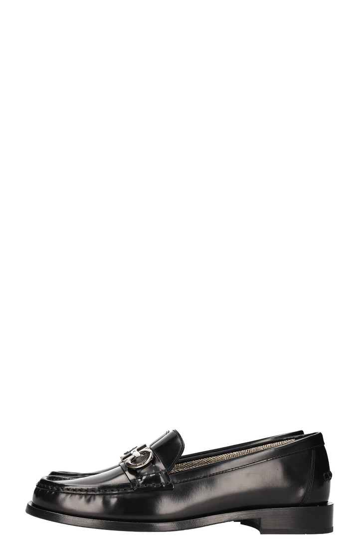 SALVATORE FERRAGAMO Ofelia Flats Patent Black