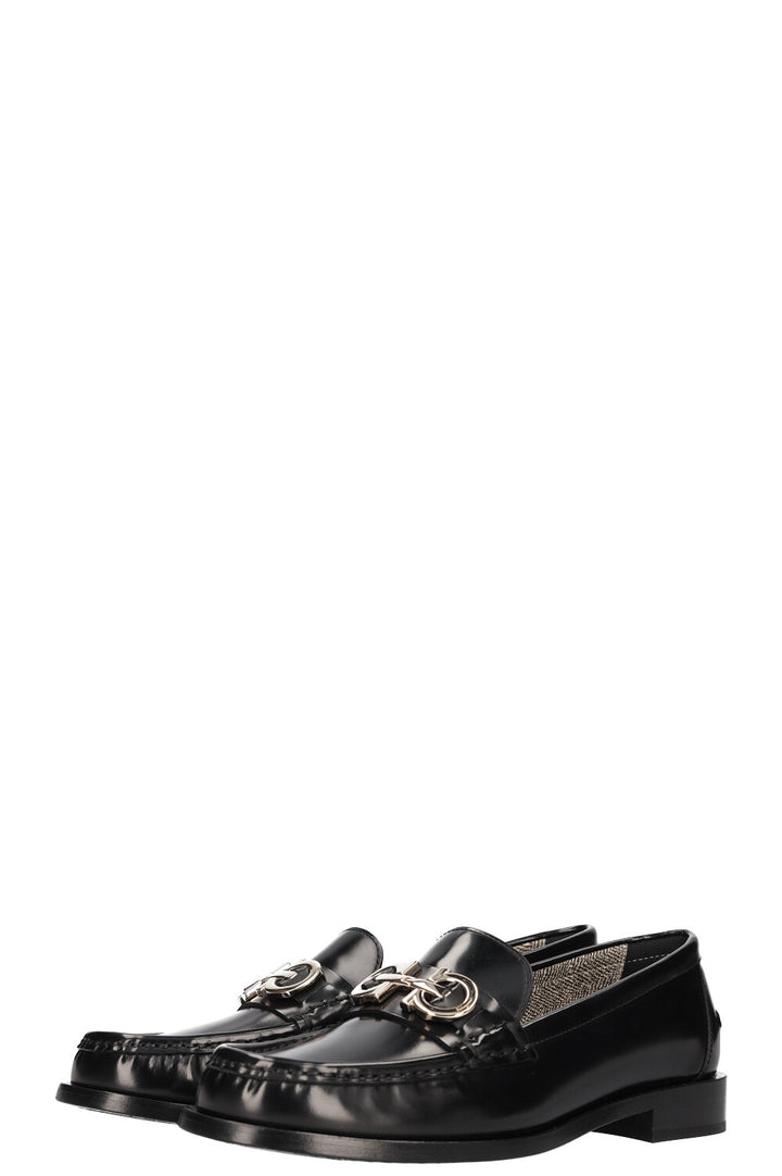 SALVATORE FERRAGAMO Ofelia Flats Patent Black