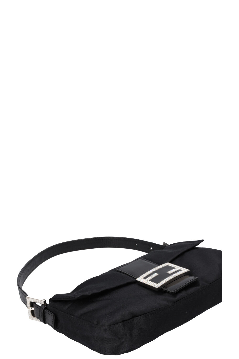FENDI Baguette Bag Satin Black Sparkle – REAWAKE