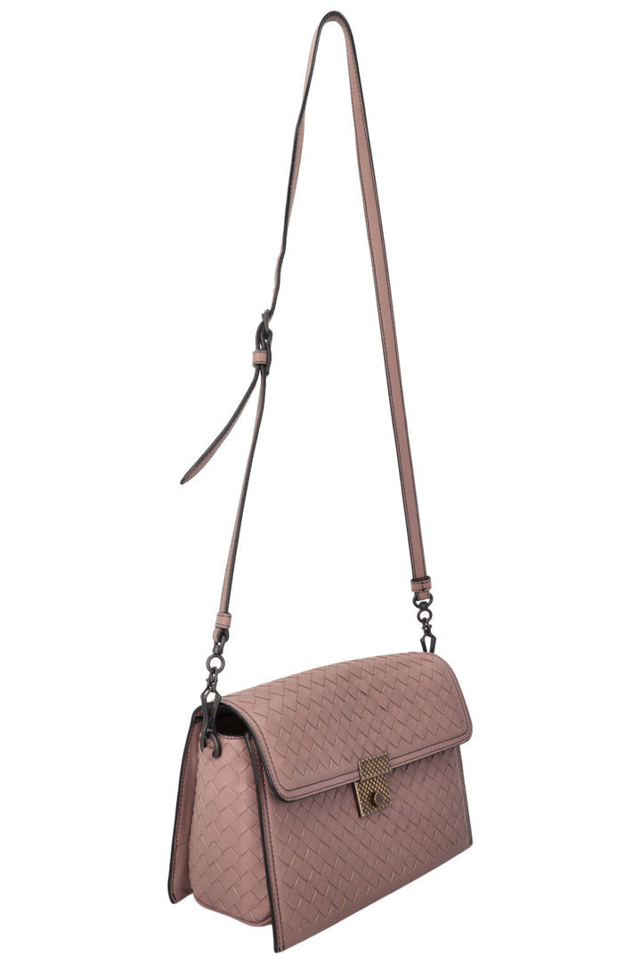 BOTTEGA VENETA Intrecciato Crossbody Bag Poudre