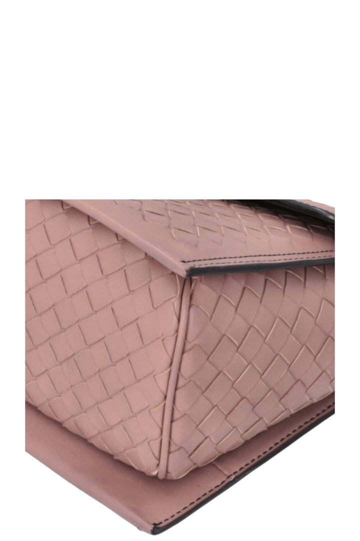 BOTTEGA VENETA Intrecciato Crossbody Bag Poudre