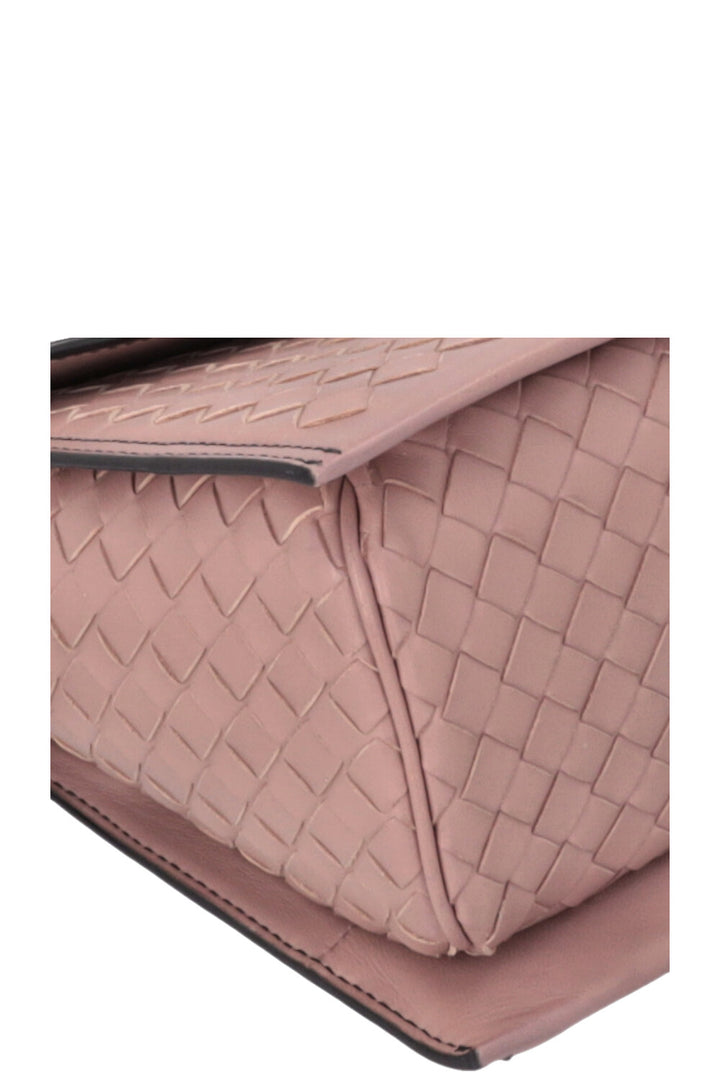 BOTTEGA VENETA Intrecciato Crossbody Bag Poudre