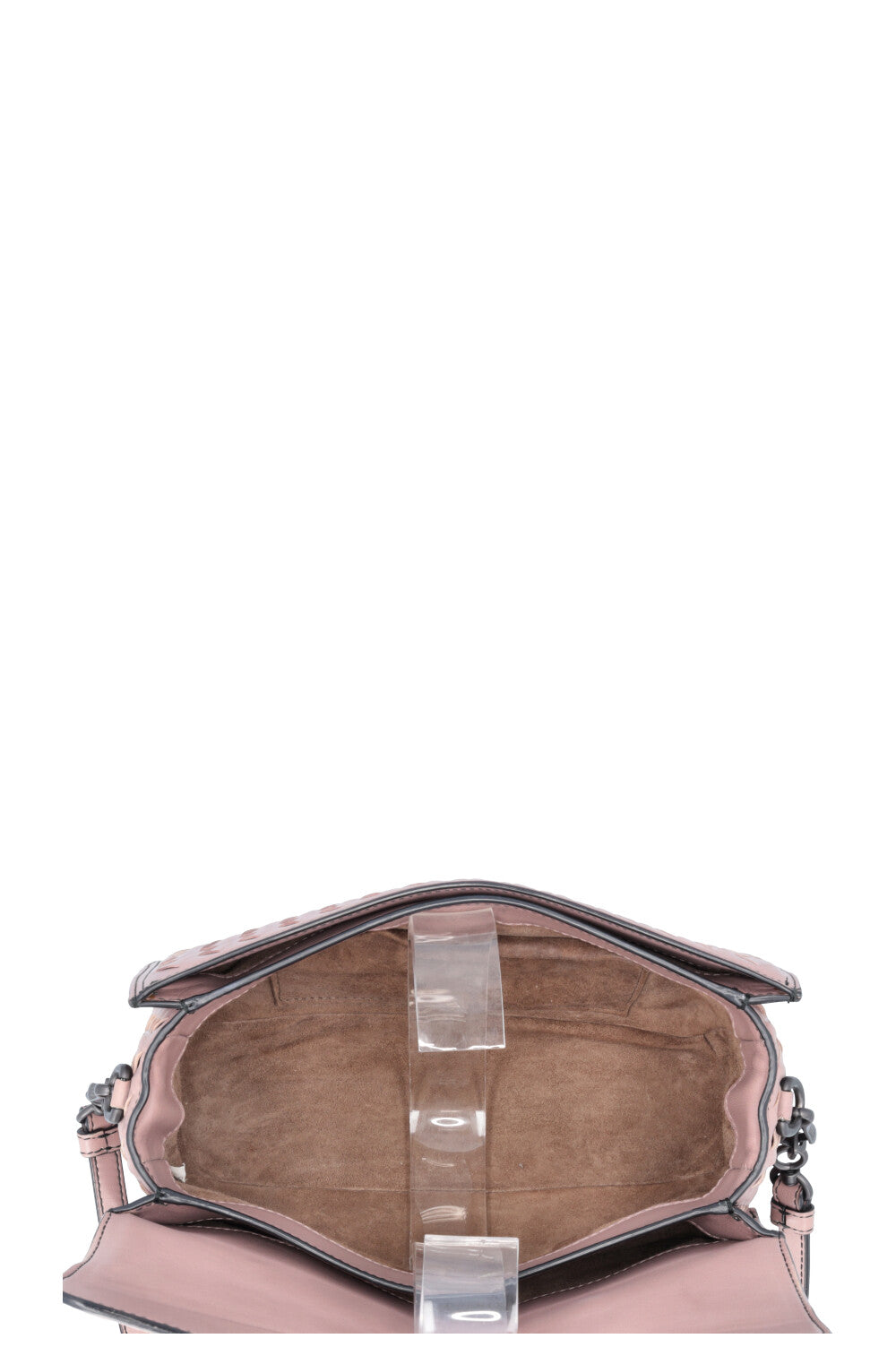 BOTTEGA VENETA Intrecciato Crossbody Bag Poudre