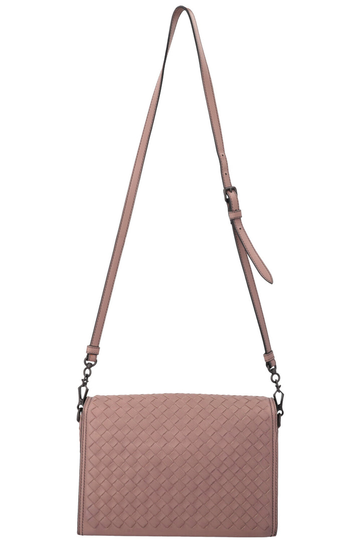 BOTTEGA VENETA Intrecciato Crossbody Bag Poudre