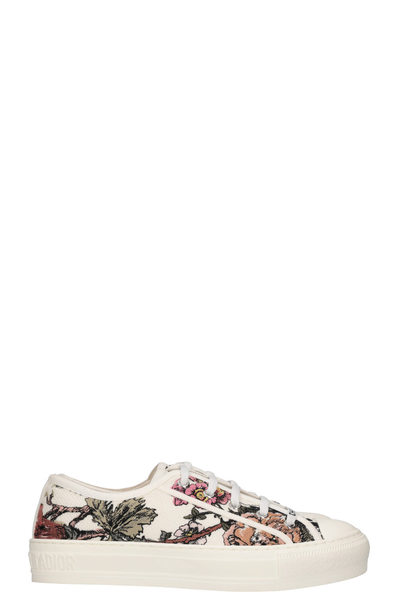 CHRISTIAN DIOR Walk`N`Dior Sneakers Flowers White
