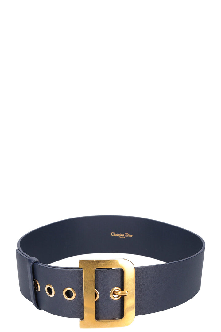 CHRISTIAN DIOR Diorquake 55 Belt Navy