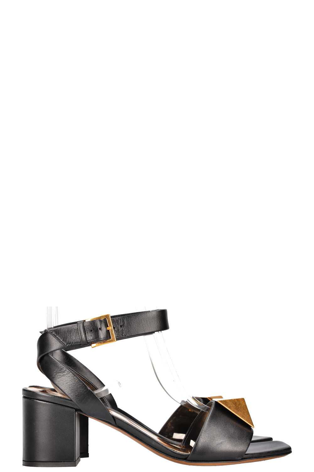 VALENTINO One Stud Heels Black