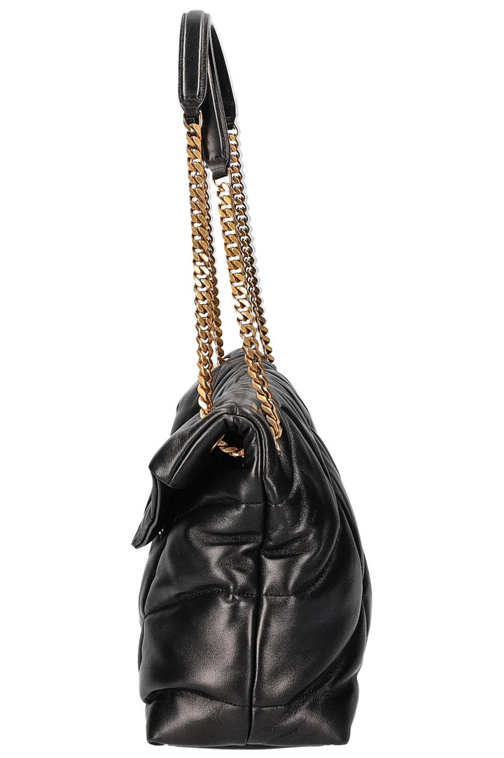 SAINT LAURENT Sac à Chaîne Puffer Moyen Noir