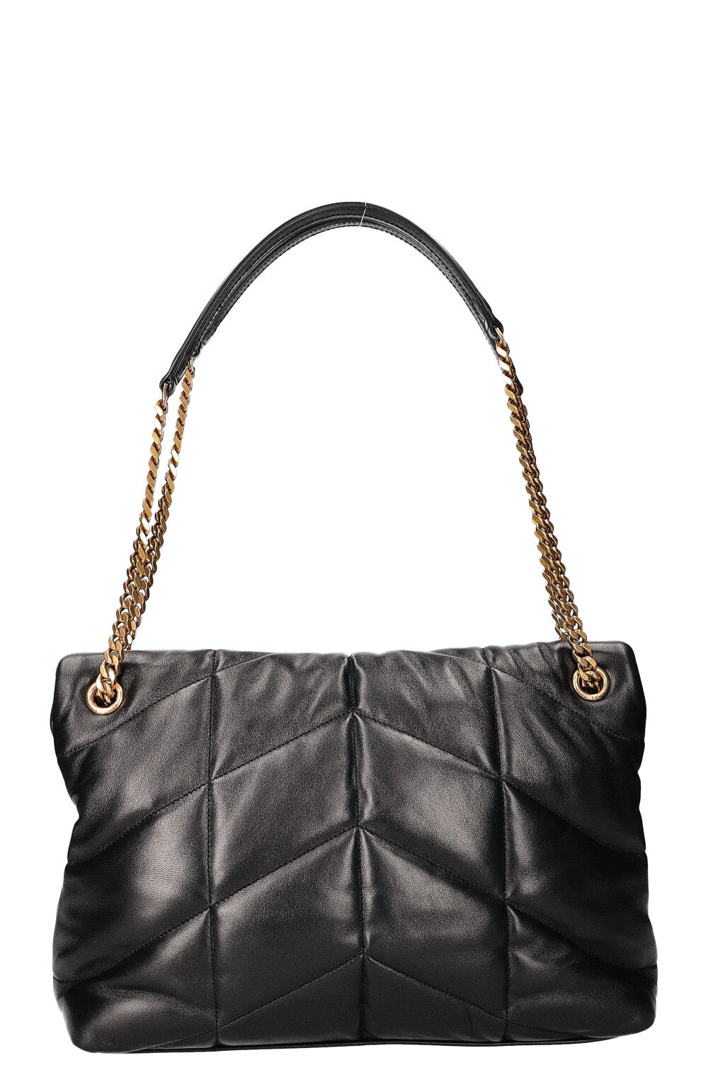 SAINT LAURENT Sac à Chaîne Puffer Moyen Noir