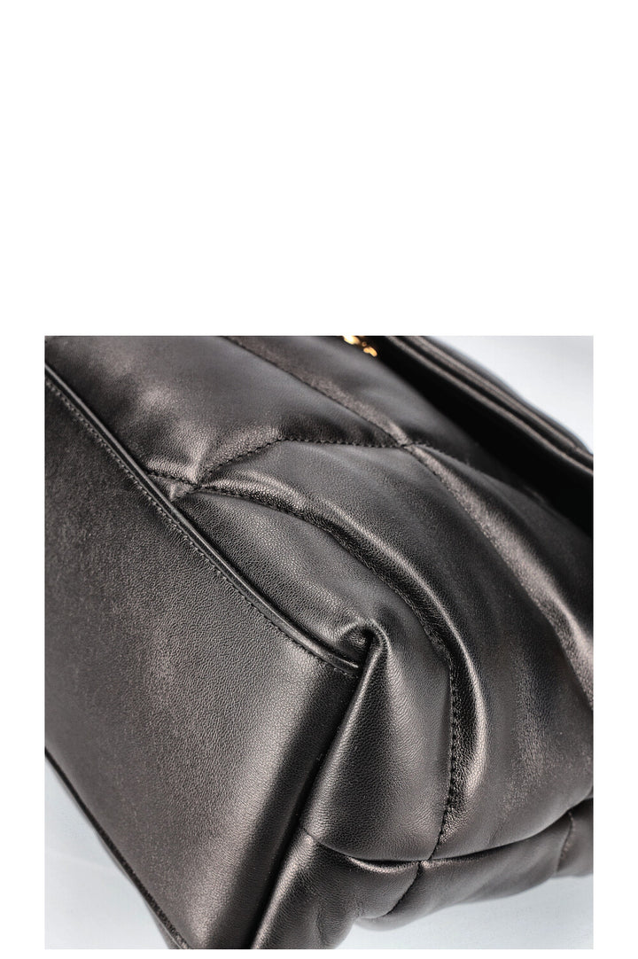 SAINT LAURENT Sac à Chaîne Puffer Moyen Noir