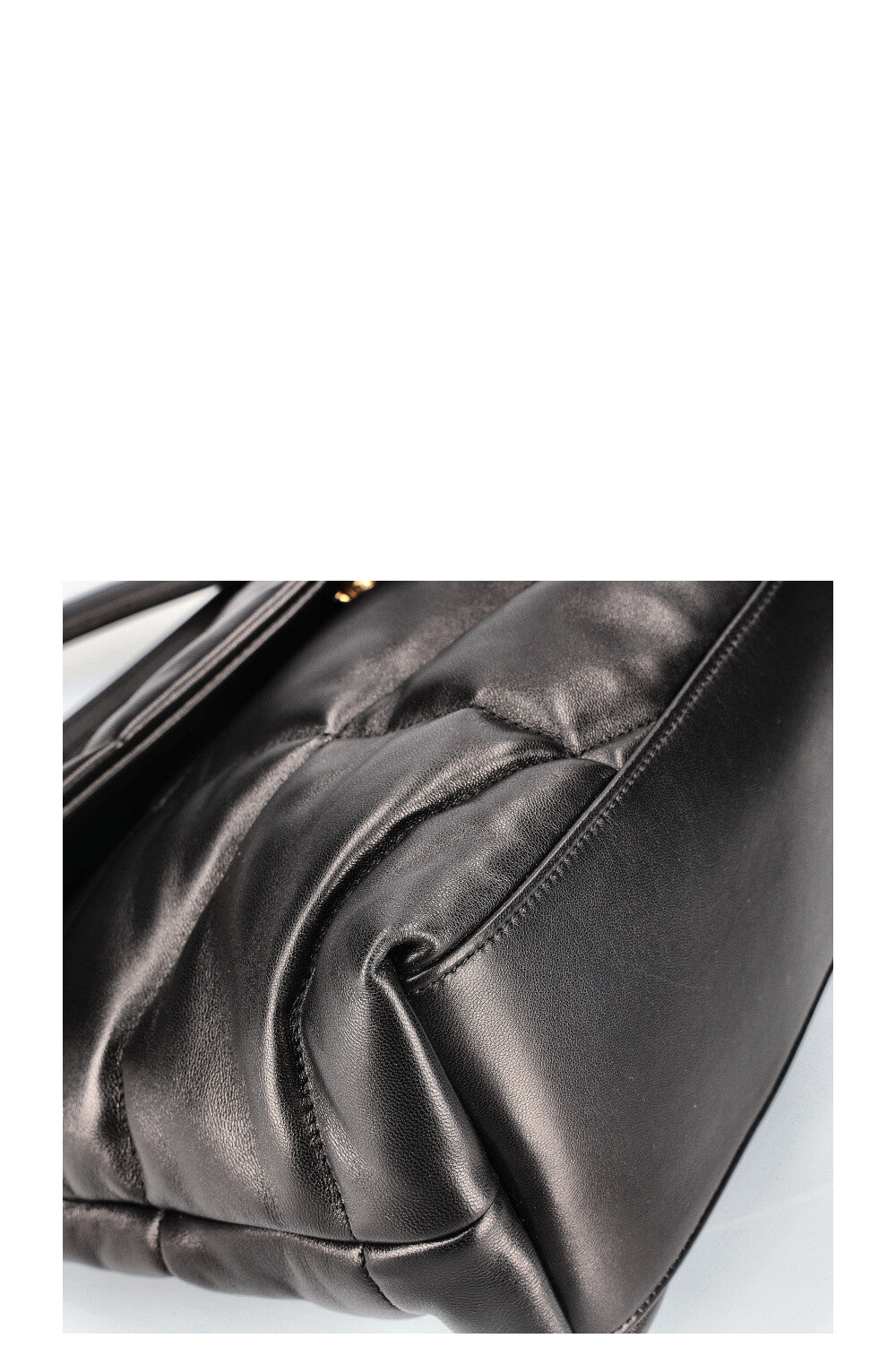SAINT LAURENT Sac à Chaîne Puffer Moyen Noir